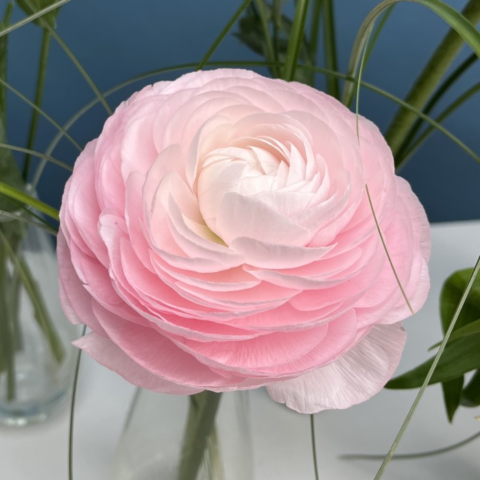 Настольная композиция из семи ваз Розовая свадьба